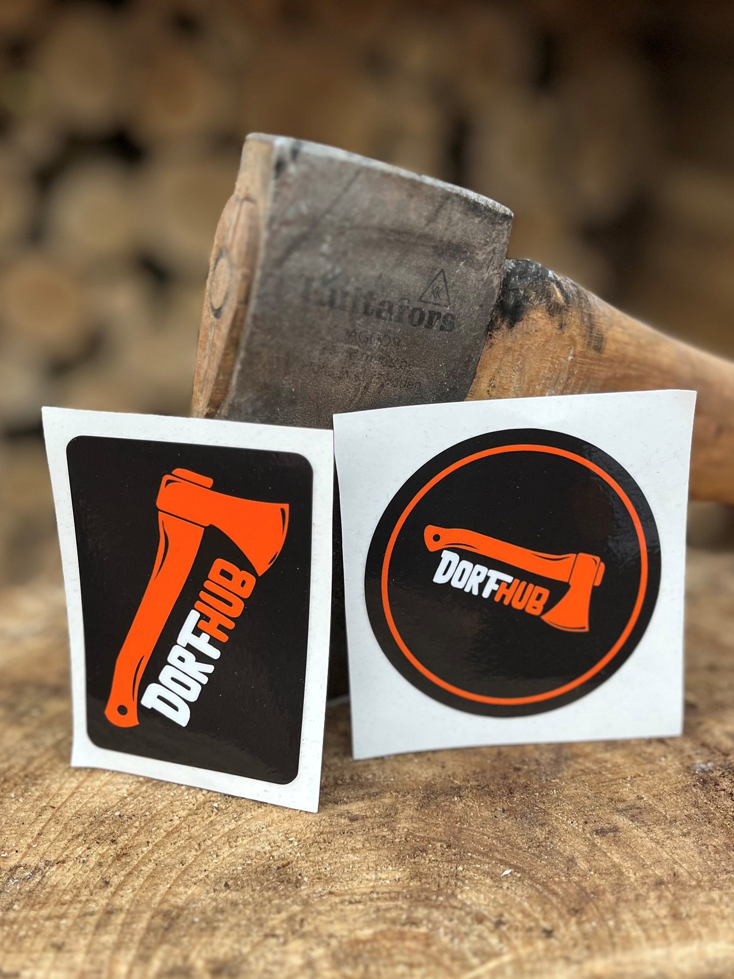 Dorfhub Sticker Rund